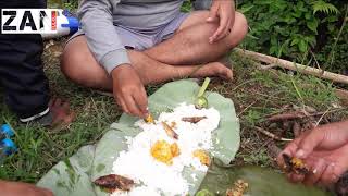 MANTAP! NIKMATNYA MAKAN PINGGIR SUNGAI PESAWAHAN