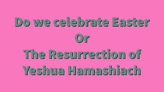 Sabbath Bible Study: Are you celebrating Easter? |  Pst Curtiss Tolefree  | 04-01-23 | We do not …