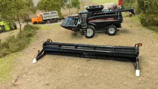 1/64 Ertl Authentic 2 Case Ih 6088 combine chaser