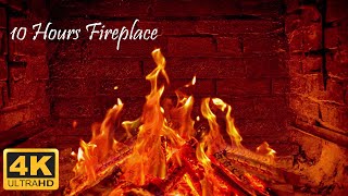 Fireplace (10 Hours) 4K Ultra HD Entspannender Kamin (10 Stunden)