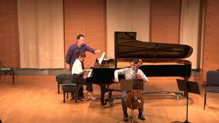 Isaac Fromme, cello;  Shu Li, piano