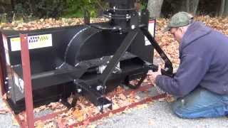 Huge Snow Blower For The 3 Point Hitch