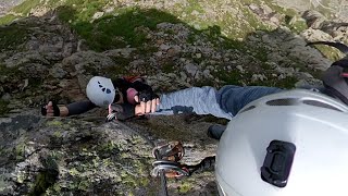 360 Tierbergli Via Ferrata Video – Challenging Section Switzerland