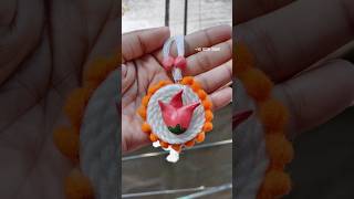 Beautiful necklace making tutorial video🥰#diy#handmade #jewellery #viralvideo #daily  #youtubeshorts