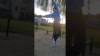 🤸‍♀️ Just playing in the park while the sun sets!!! 🌅  #shorts #dancing #moderndance #dance