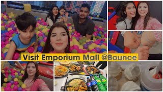 Visit Emporium Mall | Enjoyed A lot @Bounce | Dinner @Platter Junction #familyvlog #bounce #emporium