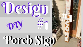 How To DIY a Welcome Sign for Porch (#1) | The How To Lady