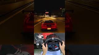 900HP HONDA NSX R SWERVING TRAFFIC STEERING WHEEL ASSETO CORSA 5