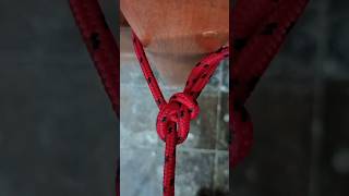 Fast bowline knot tying #knot #shorts