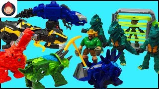 Transformers Rescue Bots Dinobots Optimus Prime Bumblebee Boulder Heatwave Battle Imaginext Figures