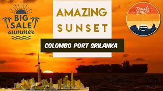 Sunset In Colombo Outer Harbour |කොළඹ අහස යට |Srilanka|SLSurfer