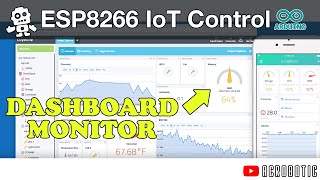 ESP8266 IoT Control and Monitor Using Arduino, MQTT, and Cayenne