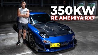 MY NEW AND MOST INSANE RX7 REVEALED!! (Re Amemiya widebody, bridgeported, haltech ECU, etc.....)