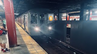 R68 (B) Train Leaving 42nd Street Braynt Park