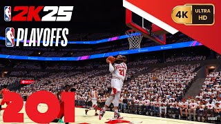 NBA 2K25 =My Career= [PC] (4K) EP201 {Playoffs: East Semis} Game 2 {Hawks @ Bulls}