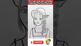 Cute Girl Drawing #shorts #ytshorts #viralshorts #trending #art #drawing