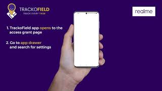 TrackoField Battery Optimization Setting For Realme