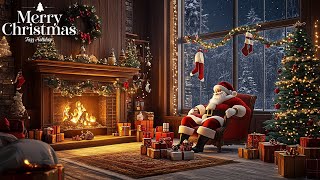 3 Hours Classic Christmas Music with Fireplace 🎅🏼 Christmas Songs Playlist 🎄 Merry Christmas 2025