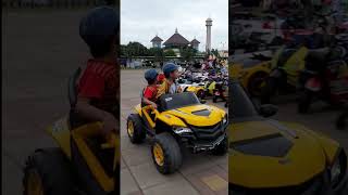 Bom bom car mobil aki #shorts #odongodong #offroad #alunalun