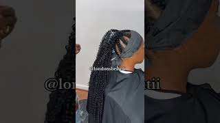 Part  5 : Feedin Braid Ponytail on 4C Natural Hair | Hair Mousse #naturalhair #mousse #hairproducts