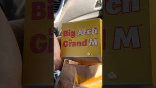 The New Big Arch Burger at McDonald’s