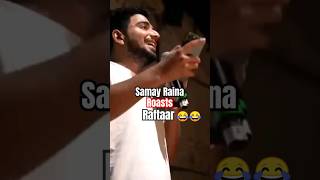 Samay Raina roasts Raftaar in  Live performance #samayraina #standup #roast #shorts