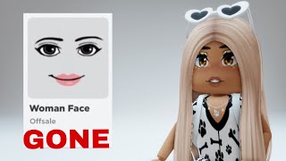 THESE NEW ROBLOX FACES ARE NO LONGER AVAILABLE 😭