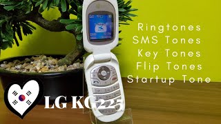 LG KG225 (Made In Korea) - Ringtones/SMS Tones/Key Tones/Flip Tones/Startup Tone