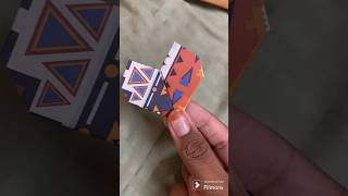 Easy tutorial of how to make a heart ❤️ book mark #art #entertainment #shortvideo