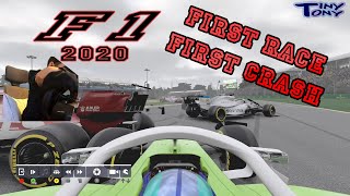 F1 2020 Team setup and race