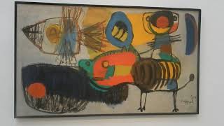 'Karel Appel Retrospectief' in Den Haag.