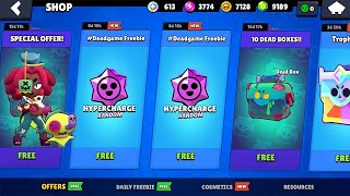 WOOOWW!!! 😱HYPERCHARGE!!🔥NEW BRAWLER CREDITS!!!😲 BRAWL STARS UPDATE GIFTS!!!