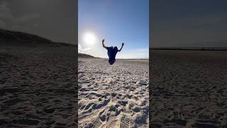 Enjoy your long weekend! #love #belgium #parkourfreerun #beach #freerunninglife