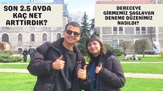 SON 2 AYDA NETLERİMİZ NE KADAR ARTTI? NELER YAPTIK? #TYT #YKS #AYT #YDT