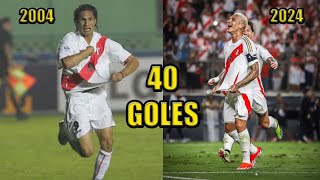 🇵🇪 TODOS LOS GOLES DE GUERRERO CON LA SELECCIÓN PERUANA