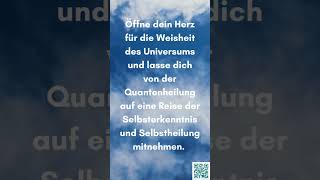 Quantenheilung bewirkt in allen Ebenen Wachstum und Heilung. 🙌🏽😊 #heilung #energie #quantenfeld