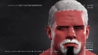 WWE 2K17 i Can't  stop working on this guy. I am  never happy.