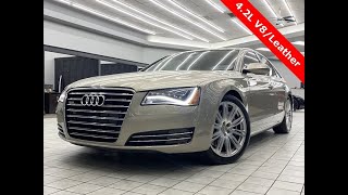 2011 Audi A8 4.2L V8 AWD For Sale Walk-Around Interior/Exterior Quick Tour at Carmel Motors Indy