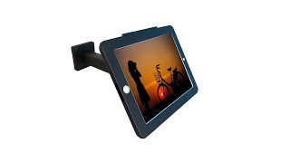 Demo: Anti-Theft Locking POS Kiosk, Wall Mount / Desk Mount / Ceiling Mount for iPad / Tablets