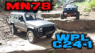 MN78 and WPL C24-1 Around The Local Track