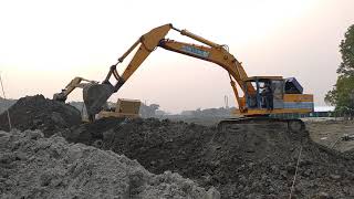 SUMITOMO LS 2800DJ vs LS 2800EJ | Manikjod Do the work of digging the soil together |Caterpillar Boy