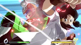 DBFZ S4 Videl eagle rush link spark justice combination cancel + leg loops 84 hits