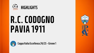 [HIGHLIGHTS] Coppa Italia Eccellenza Girone 1 - Codogno - Pavia