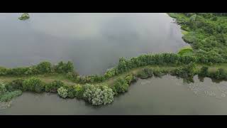 Vol en drône au dessus du Marais de Long (Somme - Hauts-de-France)