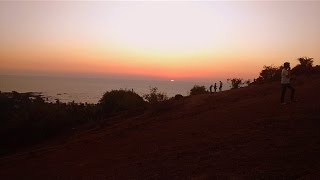 India's Best Sunset Point at Chapora Fort GOA INDIA