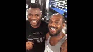 Jon Jones meets Francis Ngannou