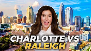 Charlotte NC VS Raleigh NC: The Best Cities In NORTH CAROLINA | NC City Comparison | NC Realtor