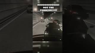 PORSCHE DRIVER GETS THROWN MID DRIVE!!! 😨😱😭#shorts