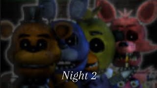 FOXY HAS COME OUT OF PIRATES COVE... Five Nights at Freddy's Remake | Night 2