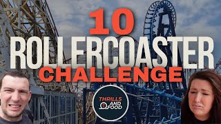 Ultimate 10 Rollercoaster Challenge feat. Blackpool Pleasure Beach!